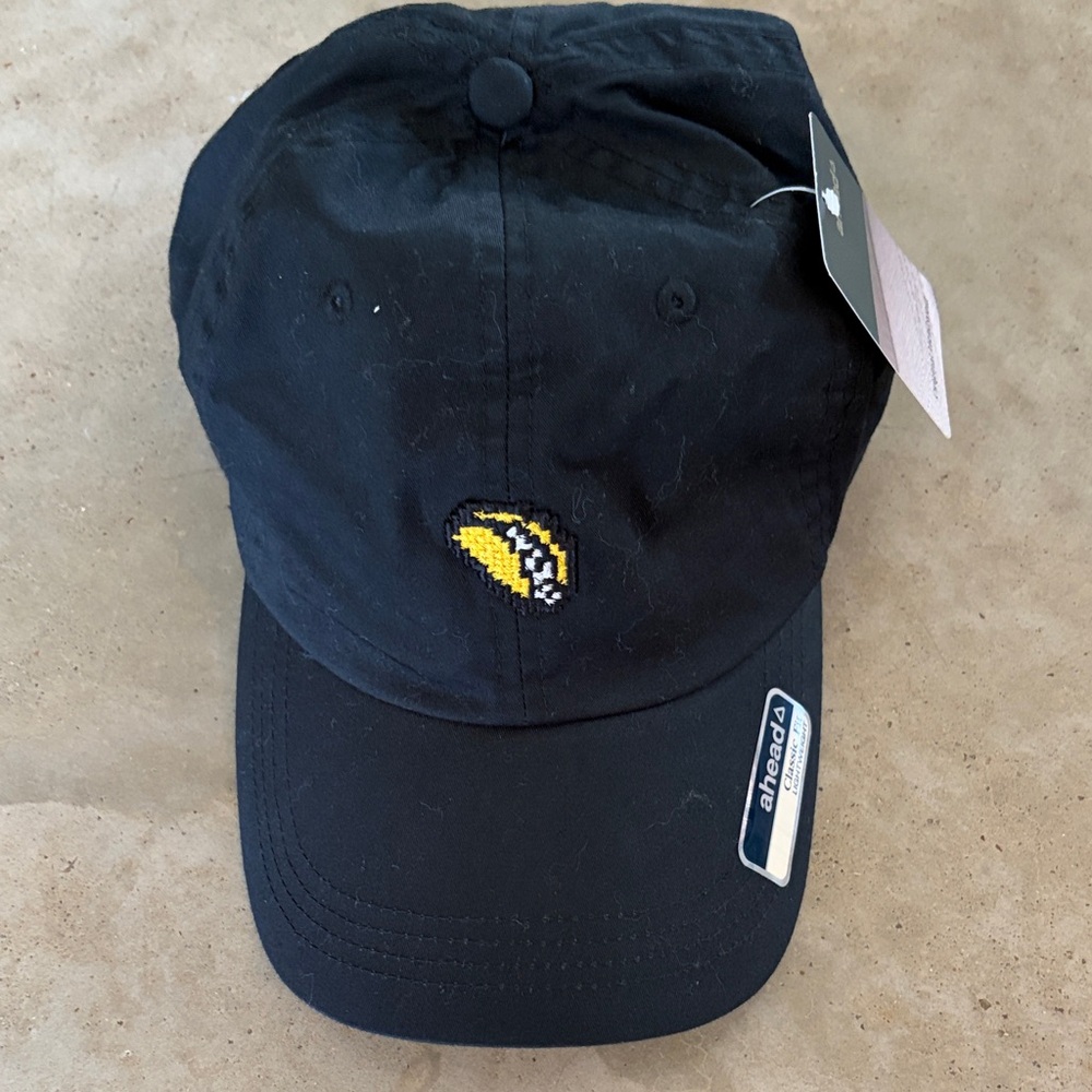 AHead Black Cap with Yellow Taco Logo